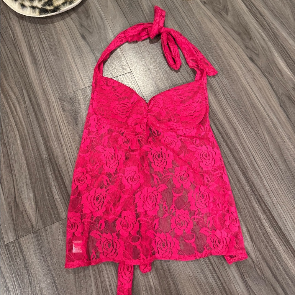 Lace Y2K top